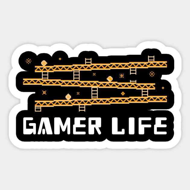 GAMER LIFE SHIRT - GAMER GIFT Sticker by WizardingWorld